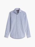 Μπλε Smart Casual Ριγέ Πουκάμισο Σε Slim Γραμμή  Άνδρες