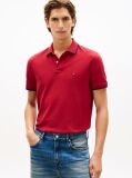 Red Regular Fit Tipped Pique Polo Shirt  Men