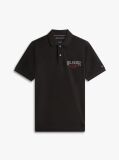 Black Regular Fit Heritage Logo Polo Shirt  Men