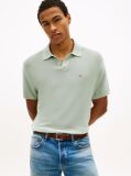 Green Relaxed Fit Knit Polo Shirt  Men