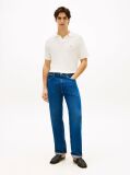 Beige Relaxed Fit Knit Polo Shirt  Men