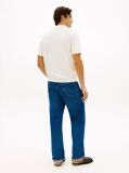 Beige Relaxed Fit Knit Polo Shirt  Men
