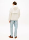 Beige Technical Hooded Jacket  Men