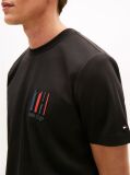 Black This T-shirt is made from performance stretch Pima cotton and given an extra tactile touch by the embossed logo.  Men