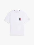 Άσπρο Performance T-Shirt Με Κεντητό Λογότυπο  Άνδρες