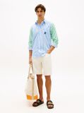 Multi Classic Fit Logo Embroidery Paper Touch Shirt  Men