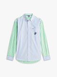 Multi Classic Fit Logo Embroidery Paper Touch Shirt  Men