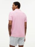 Pink Regular Fit Logo Pique Polo Shirt  Men