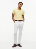 Yellow Regular Fit Logo Pique Polo Shirt  Men
