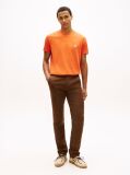Orange Logo Embroidery Jersey T-Shirt  Men