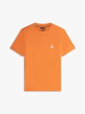 Orange Logo Embroidery Jersey T-Shirt  Men