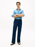 Blue Crest Embroidery Loose Twill Chinos  Men