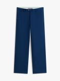 Blue Crest Embroidery Loose Twill Chinos  Men