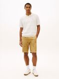 Brown Dover Crest Embroidery Washed Chino Bermuda Shorts  Men