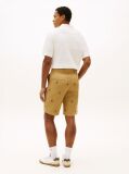 Brown Dover Crest Embroidery Washed Chino Bermuda Shorts  Men