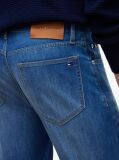 Blue Slim Straight Denton Pants  Men