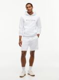 White Logo Drawstring Hoody  Men