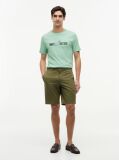 Green Logo Graphic Jersey T-Shirt  Men
