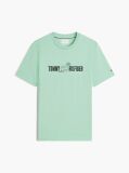 Green Logo Graphic Jersey T-Shirt  Men