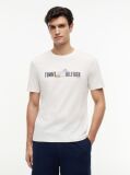 Beige Logo Graphic Jersey T-Shirt  Men