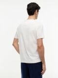 Beige Logo Graphic Jersey T-Shirt  Men