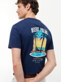 Blue Back Graphic Jersey T-Shirt  Men