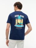 Blue Back Graphic Jersey T-Shirt  Men