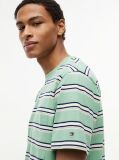 Multi Mixed Stripe Relaxed Jersey T-Shirt  Men