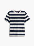 Multi Mixed Stripe Relaxed Jersey T-Shirt  Men