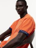 Orange Mixed Texture T-Shirt  Men