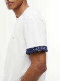 White Mixed Texture T-Shirt  Men