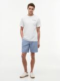 White Back Graphic Jersey Crew Neck T-Shirt  Men