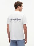 White Back Graphic Jersey Crew Neck T-Shirt  Men