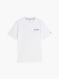 White Back Graphic Jersey Crew Neck T-Shirt  Men