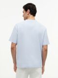 Blue Jacquard Rope Logo Relaxed T-Shirt  Men