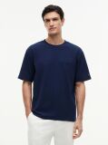 Blue Jacquard Rope Logo Relaxed T-Shirt  Men