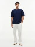 Blue Jacquard Rope Logo Relaxed T-Shirt  Men
