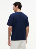 Blue Jacquard Rope Logo Relaxed T-Shirt  Men