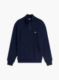 Blue Flag Logo Raglan Relaxed Quarter-Zip Jumper  Men