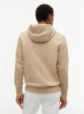 Μπεζ Βαμβακερό Hoody Με Λογότυπο  Άνδρες