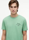 Green Logo Jersey Crew Neck T-Shirt  Men