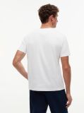 White Logo Jersey Crew Neck T-Shirt  Men