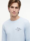 Blue Logo Long Sleeve T-Shirt  Men