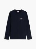 Blue Logo Long Sleeve T-Shirt  Men