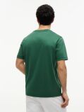Green Tonal Logo Embroidery Interlock Knit T-Shirt  Men
