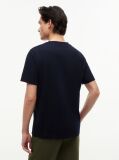 Blue Logo Graphic Jersey Crew Neck T-Shirt  Men