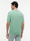 Green Regular Fit Knit Polo Shirt  Men
