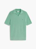 Green Regular Fit Knit Polo Shirt  Men
