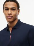 Blue Regular Fit Fluid Cotton Polo Shirt  Men