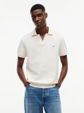 Beige Regular Fit Jacquard Polo Shirt  Men